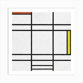 Squares And Triangles 1 Art Print