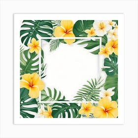 Tropical Frame 10 Art Print