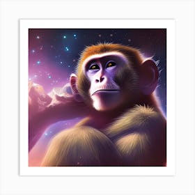 Monkey (One) Art Print