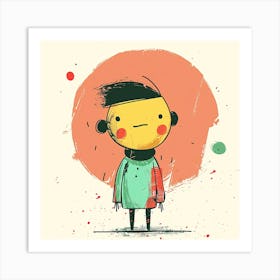 Kid Illustration Art Print