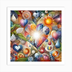 Heart Of Love Art Print