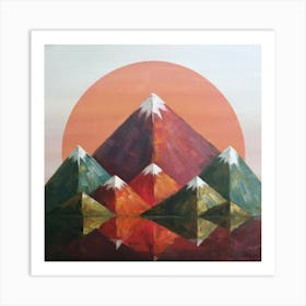 Mountain Ranges 2 Art Print