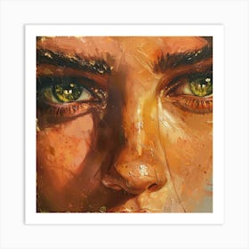 Portrait Of A Woman 9 Art Print