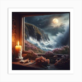 Window To The Sea Art Print