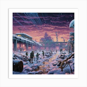 City Of Skeletons Art Print