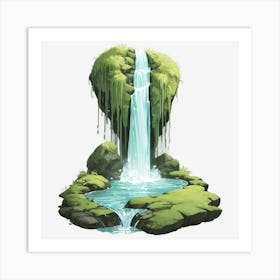 Waterfall 11 Art Print