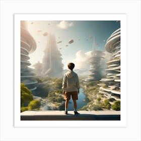 Future City 2 Art Print