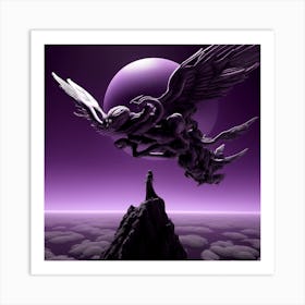 Angel Of The Sky Art Print