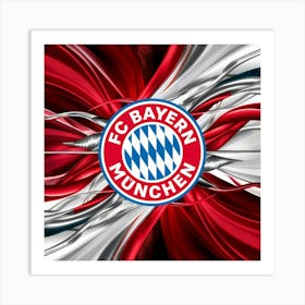 FC Bayern München Logo Wall Art 32 Art Print