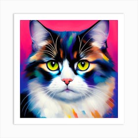 Calico Cat Art Print