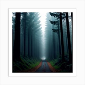 Road To The Forest Art Print