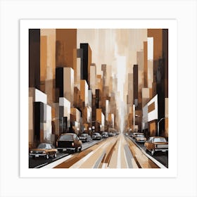 Cityscape Art Print