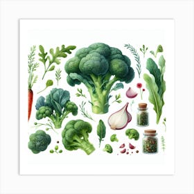 Broccoli 1 Art Print