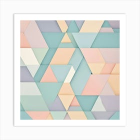 Abstract Geometric Pattern 35 Art Print