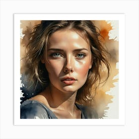 Portrait Of A Woman 53 Art Print