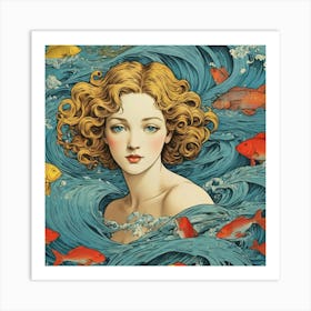 Mermaid 3 Art Print