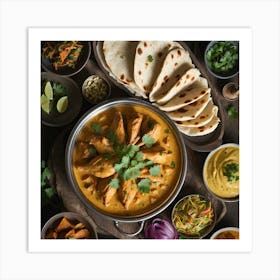 Indian Food Art Print