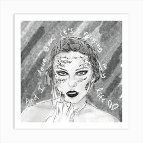 Fortnight - Taylor Swift TTPD video Art Print