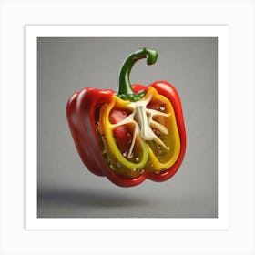 Pepper 3d Art Print