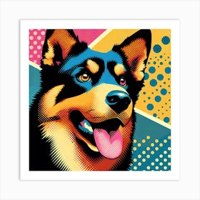 Pop Dog 2 Art Print