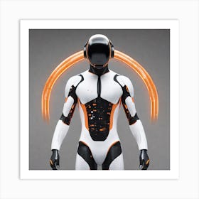 Futuristic Man 123 Art Print