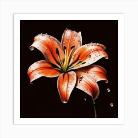 Red Lily Art Print