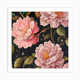 Peonies 1 Art Print