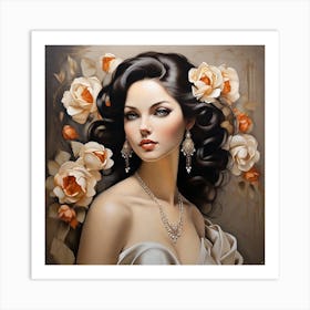 "Blossoming Elegance" Art Print