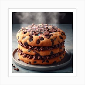 Chocolate Chip Cookie Cake Art Print