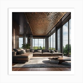 Modern Living Room 5 Art Print