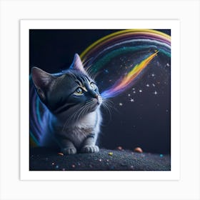 Cat Galaxy (99) Art Print