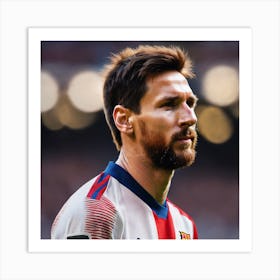 Lionel Messi Art Art Print