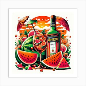 Aperol 4 Art Print