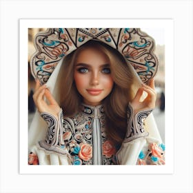 Russian Beauty 1 Art Print