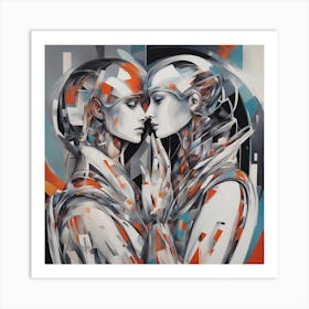 'The Kiss' Art Print