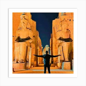 Egypt At Night Art Print