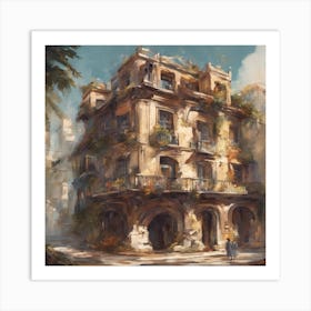 Old Buildings Art Print