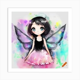 Craiyon 173643 Kawaii Anime Fairy Art Print