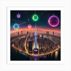 Cosmic Utopia Art Print