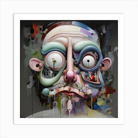 'The Face' 5 Art Print