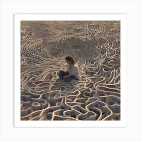 'Maze' Art Print