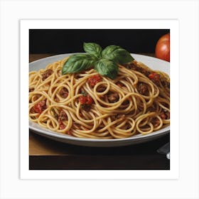 Plate Of Pasta Art Print