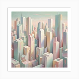 Cityscape 54 Art Print