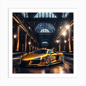 Audi R8 Wallpaper 2 Art Print