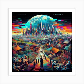 'The City' Art Print