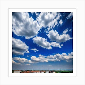 Sky With Clouds Art Print