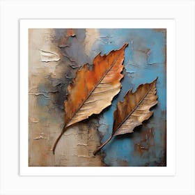 Aging leaf 1 Art Print