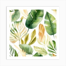 Tropical Leaves 2 Art Print