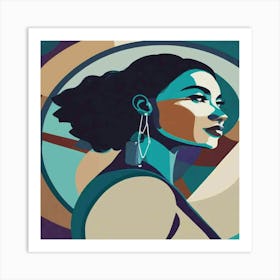 Portrait Of A Woman 1 Art Print