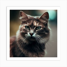 Cat Portrait Art Print